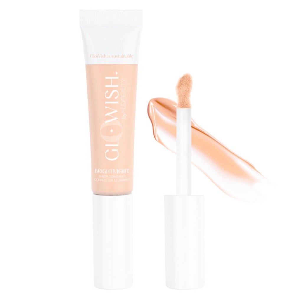 BNIB GLOWISH BY HUDA BEAUTY BRIGHT LIGHT SHEER CONCEALER 1.5 FAIR COOL IN BOX